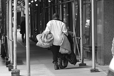 Homeless : Street Life : New York : Personal Photo Projects : Photos : Richard Moore : Photographer